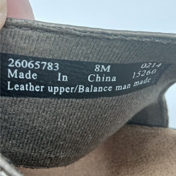 Clarks Bendables Lexi Wedge Sandals Leather Comfort Summer Pewter Bronze Size 8M - Picture 5 of 12